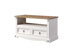 Core Core Corona White Wax TV Unit