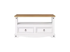 Core Core Corona White Wax TV Unit