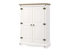 Core Core Corona White Wax 2 Door Cupboard