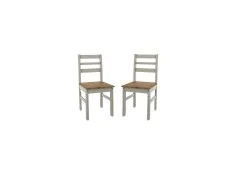 Core Core Linea Grey Set of 2 Dining Chairs