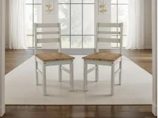 Core Core Linea Grey Set of 2 Dining Chairs
