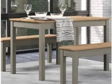 Core Core Linea Grey 120cm Rectangular Dining Table
