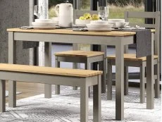 Core Core Linea Grey 150cm Rectangular Dining Table