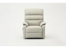 TGC TGC Blair Single Motor Light Grey Air Leather Riser Recliner Chair
