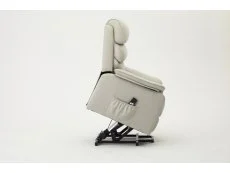 TGC TGC Blair Single Motor Light Grey Air Leather Riser Recliner Chair
