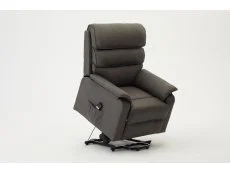 TGC TGC Lewis Single Motor Dark Grey Fabric Riser Recliner Chair