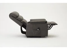 TGC TGC Lewis Single Motor Dark Grey Fabric Riser Recliner Chair