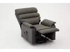 TGC TGC Lewis Single Motor Dark Grey Fabric Riser Recliner Chair
