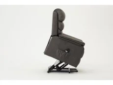TGC TGC Lewis Single Motor Dark Grey Fabric Riser Recliner Chair