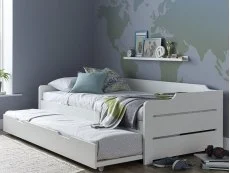 Bedmaster Bedmaster Copella 3ft Single White Guest Bed Frame