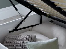Bedmaster Bedmaster Dawson 4ft6 Double White Wooden Ottoman Bed Frame