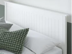Bedmaster Bedmaster Dawson 4ft6 Double White Wooden Ottoman Bed Frame
