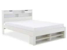 Bedmaster Bedmaster Fabio 4ft6 Double White Wooden Bed Frame