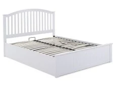 Bedmaster Bedmaster Grayson White Wooden Ottoman Bed Frame