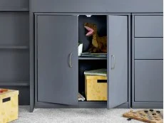 Bedmaster Bedmaster Lacy 3ft Single Grey Mid Sleeper Bed Frame