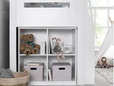 Bedmaster Bedmaster Lacy White Mid Sleeper Bed Frame