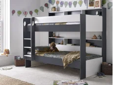 Bedmaster Bedmaster Oliver 3ft Grey & White Bunk Bed Frame