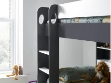 Bedmaster Bedmaster Oliver 3ft Grey & White Bunk Bed Frame