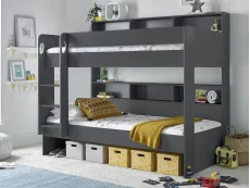 Bedmaster Bedmaster Oliver 3ft Onyx Grey Bunk Bed Frame