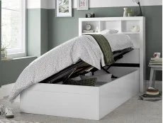 Bedmaster Bedmaster Oscar 3ft Single White Wooden Ottoman Bed Frame