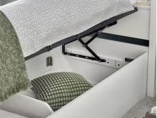 Bedmaster Bedmaster Oscar White Wooden Ottoman Bed Frame