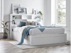 Bedmaster Bedmaster Arizona White Wooden Ottoman Bed Frame