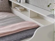 Bedmaster Bedmaster Tyler 3ft Single White Wooden Guest Bed Frame