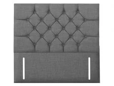 Flexisleep Clearance - Flexisleep Sheringham 3ft Single Fabric Floor Standing Headboard in Victoria Silver