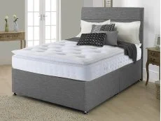 Deluxe Deluxe Penrith Pocket 1000 Pillowtop 140 x 200 Euro (IKEA) Size Double Divan Bed