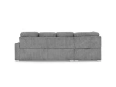 TGC TGC Allison Grey Fabric Jumbo Left Hand Corner Sofa