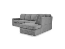 TGC TGC Allison Grey Fabric Jumbo Right Hand Corner Sofa