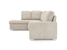 TGC TGC Allison Mocha Fabric Jumbo Left Hand Corner Sofa