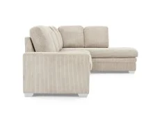 TGC TGC Allison Mocha Fabric Jumbo Right Hand Corner Sofa