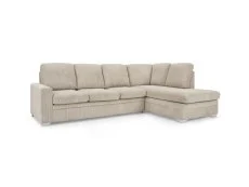 TGC TGC Allison Mocha Fabric Jumbo Right Hand Corner Sofa