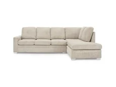 TGC TGC Allison Mocha Fabric Jumbo Right Hand Corner Sofa