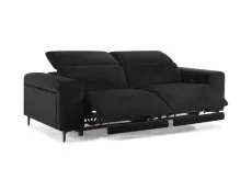 TGC TGC Amara Black 3 Seater Power Recliner Sofa
