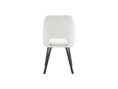 TGC TGC Bella Set of 2 Cream Fabric Dining Chairs