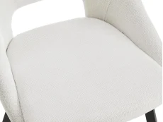 TGC TGC Bella Set of 2 Cream Fabric Dining Chairs