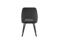 TGC TGC Bella Set of 2 Grey Fabric Dining Chairs