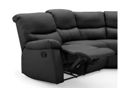 TGC TGC Benji Black Power Recliner Corner Sofa