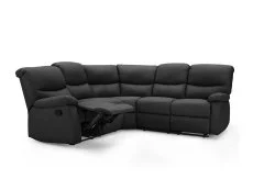 TGC TGC Benji Black Power Recliner Corner Sofa