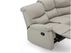 TGC TGC Benji Light Grey Power Recliner Corner Sofa