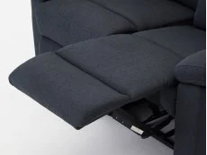TGC TGC Brian Grey Fabric 2 Seater Manual Recliner Sofa