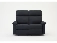 TGC TGC Brian Grey Fabric 2 Seater Manual Recliner Sofa