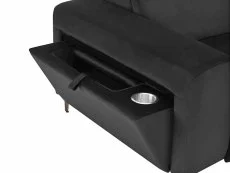 TGC TGC Amara Black 2 Seater Power Recliner Sofa