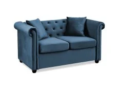 TGC TGC Cambridge Blue Velvet 2 Seater Sofa