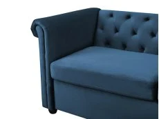 TGC TGC Cambridge Blue Velvet 3 Seater Sofa