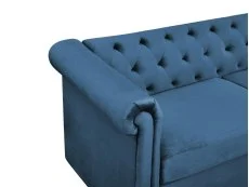 TGC TGC Cambridge Blue Velvet 3 Seater Sofa