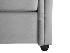 TGC TGC Cambridge Grey Velvet Fabric 3 Seater Sofa