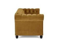 TGC TGC Chester Gold Velvet Fabric 2 Seater Sofa